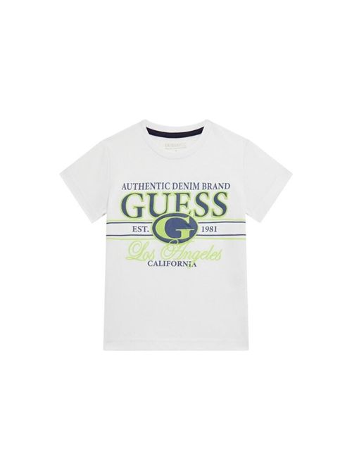 T-shirt bambino bianca GUESS | N5RI23K8HM4/G011